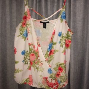 Floral Tank Top Blouse